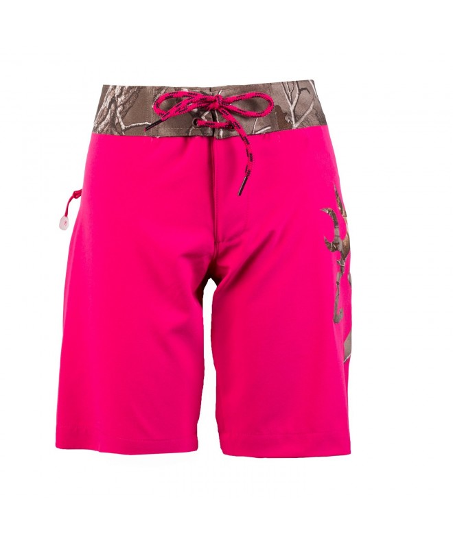 Browning Youth Boardshort Realtree Fuchsia