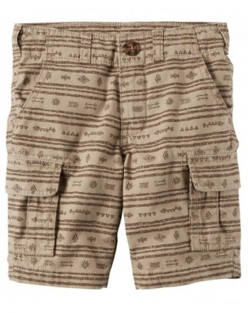 Carters Printed Cargo Shorts Brown