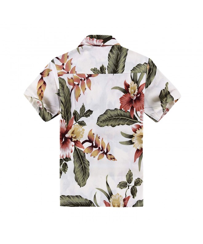 Boy Hawaiian Shirt or Cabana Set in Black Rafelsia - Cream Rafelsia ...