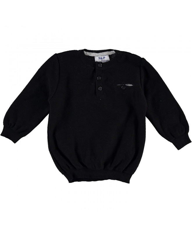 Piccino Piccina Black Pullover Sweater