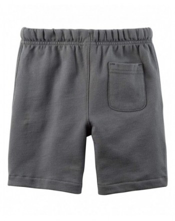 Set of 2 Boy's Cotton Pull On Shorts Toddler Little and Big Boys (8 ...