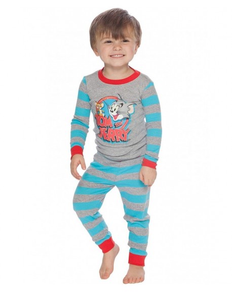 Boys' Tom & Jerry Long Sleeve Pajama Set - Multicolor - CJ1868C54ND