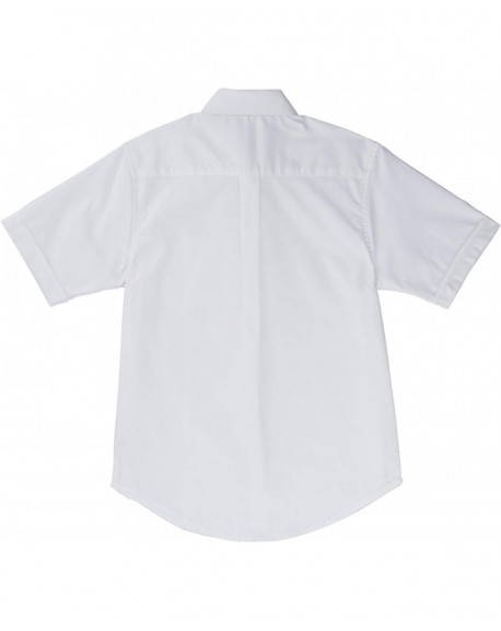 School Uniform Boys Short Sleeve Oxford Shirt - White - 3T - CY182QE0EE4
