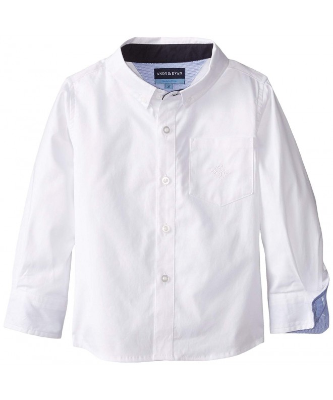 Andy Evan Little White Oxford