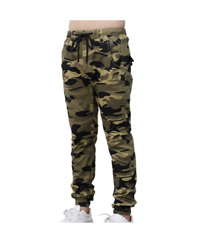 CNMUDONSI Drawstring Camouflage Jogging P0050 12