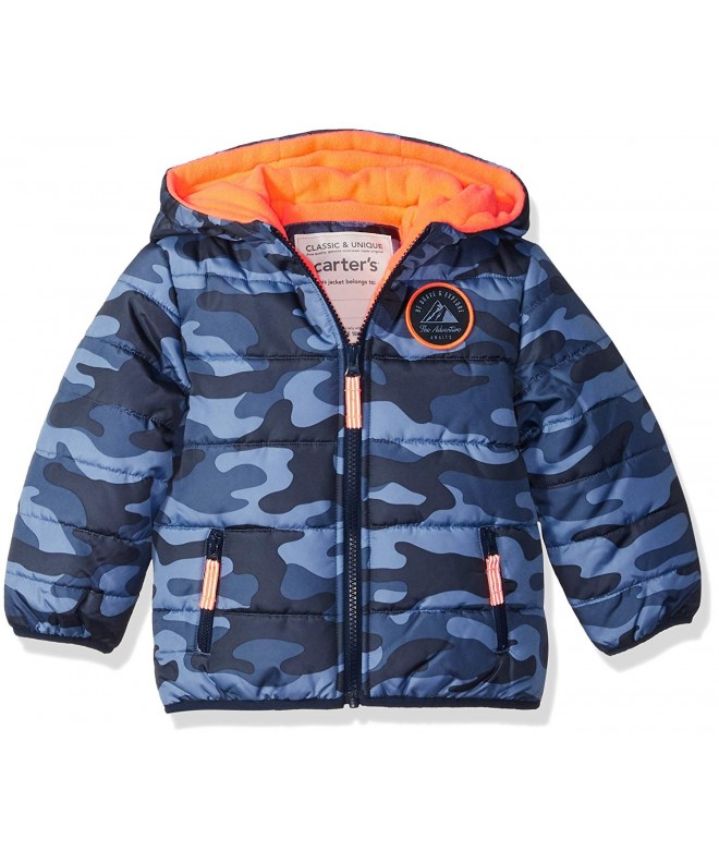 Boys' Toddler Adventure Bubble Jacket - Camouflage - CH180ZOI340