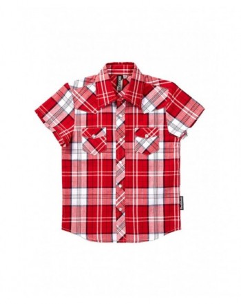 Knuckleheads Clothing Plaid Button Sleevevbaby