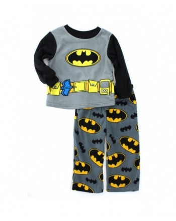 Batman Toddler Black Fleece Pajamas