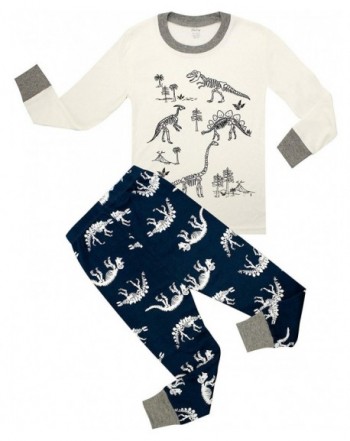 shelry Children Pajamas Dinosaur Sleepwear