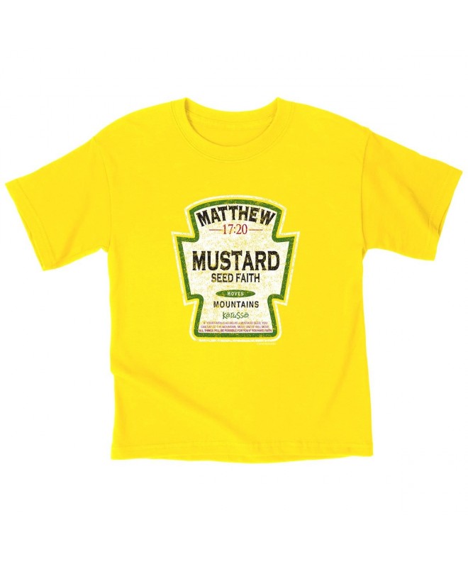 Kerusso Mustard Kids T Shirt 5T Christian Fashion
