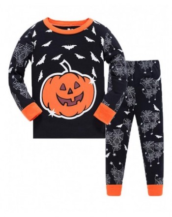 Halloween Pumpkin Pajamas Toddlers Clothes