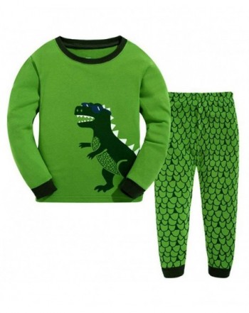 GSVIBK Pajamas Sleepwear Toddler Dinosaur