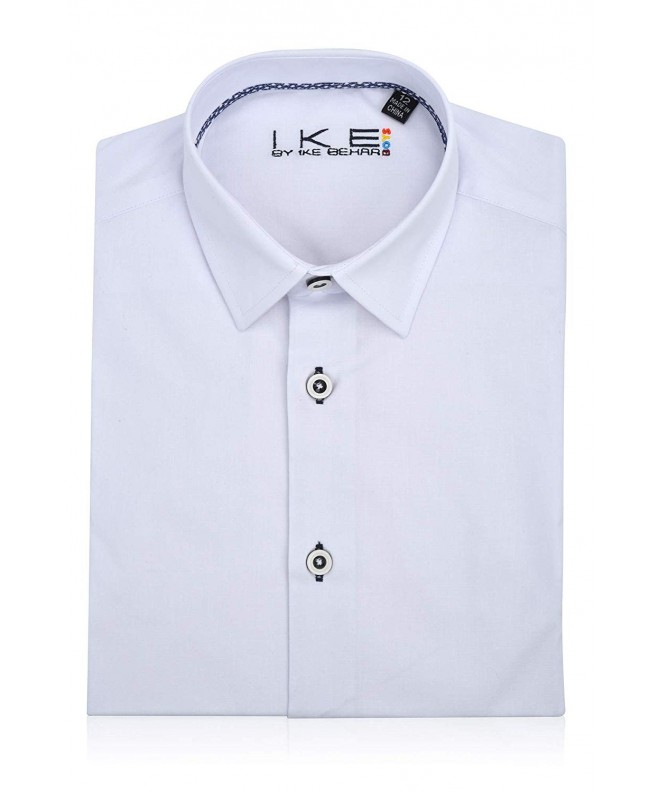 Ike Behar White Dress Shirt