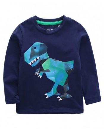 Frogwill Toddler Dinosaur Sleeve Shirts