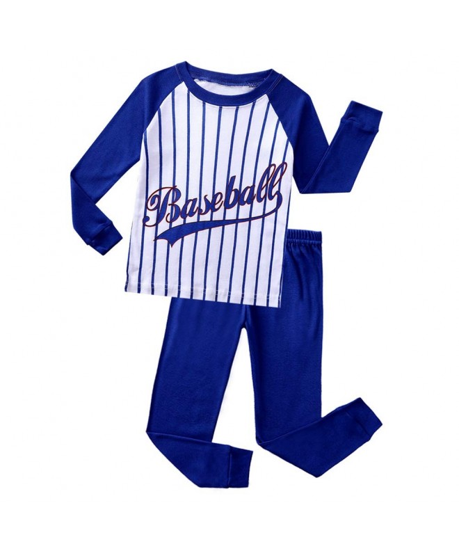 Pajamas Baseball Cotton Christmas Toddler