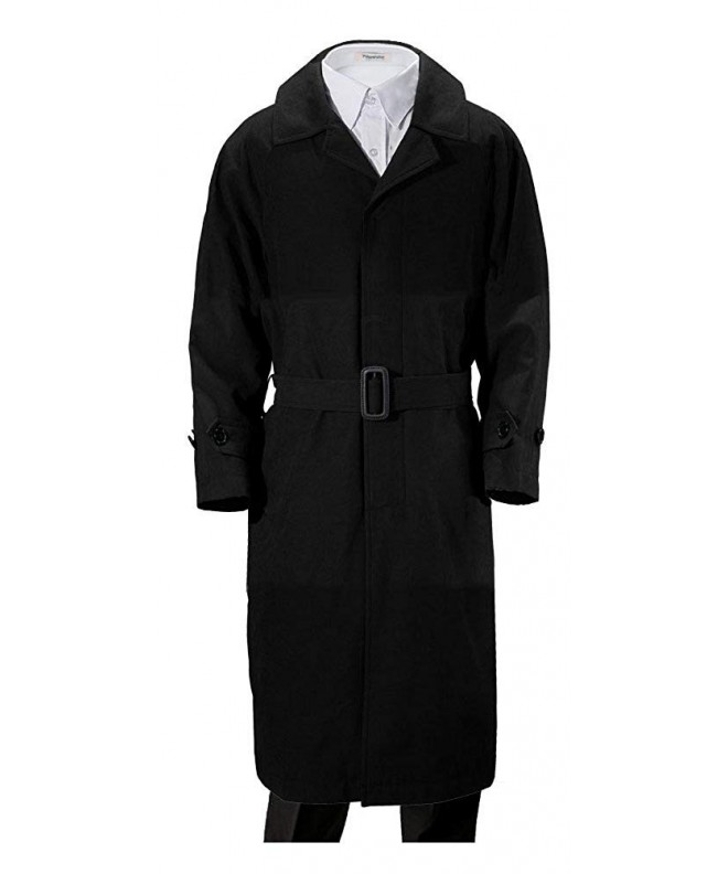 Big Boys' Black Suede Trench Coat with Hood & Belt Water Proof - Black ...