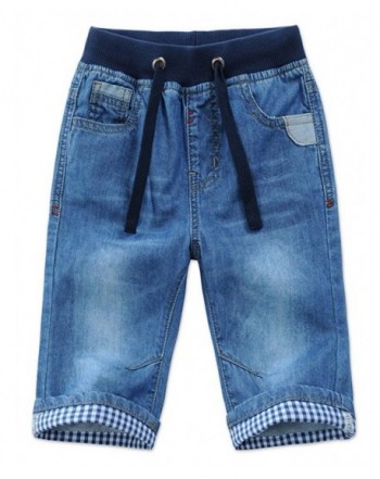 Mallimoda Casual Jeans Shorts Elastic