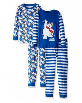 Intimo Frosty Snowman 4 Piece Pajama