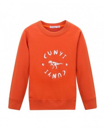 CUNYI Dinosaur Fashion Sweatshirts Sleeve