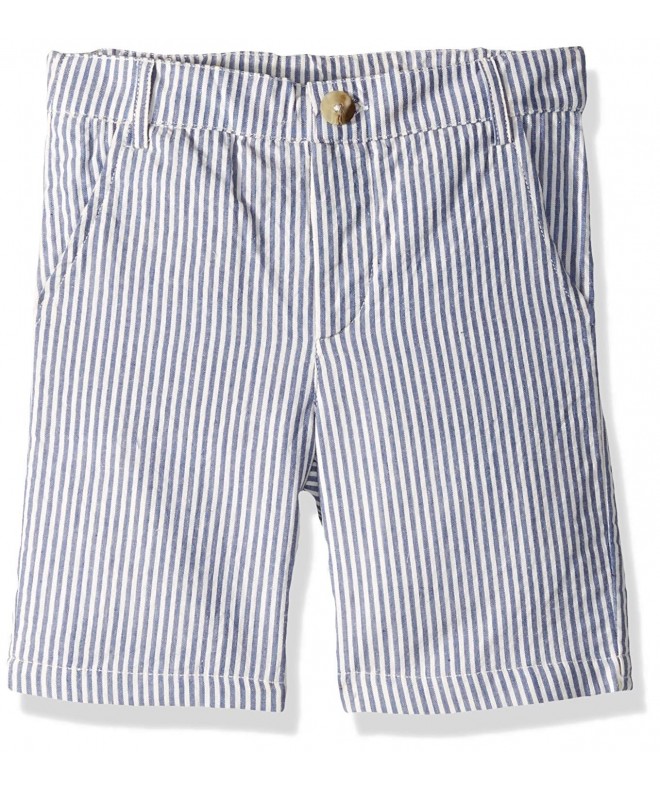 Boys' Little Crosby Shorts Stripe Blue - Blue - CS18IG7UL7R