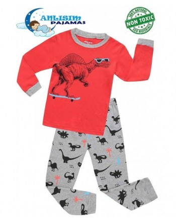 ANLISIM Pajamas Sleepwear Clothes Dinosaur
