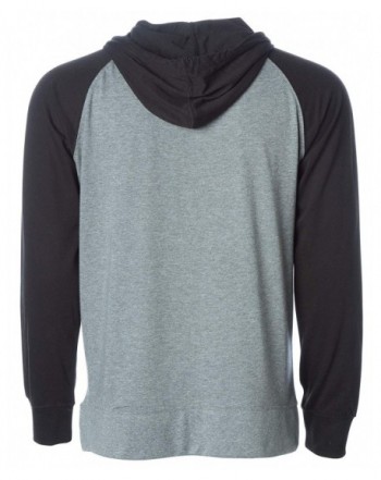 Men's Lightweight T-Shirt Jersey Full Zip up Hoodie Hooded Sweatshirt ...
