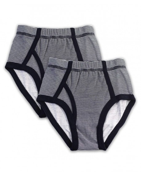 Cotton Panties for Boys - Full Cut Underwear Briefs (2 Pack) - Navy ...