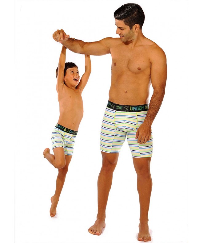 Buy Daddy & Son Boxer Briefs Matching Stretch Underwear Set Father-Dad...
