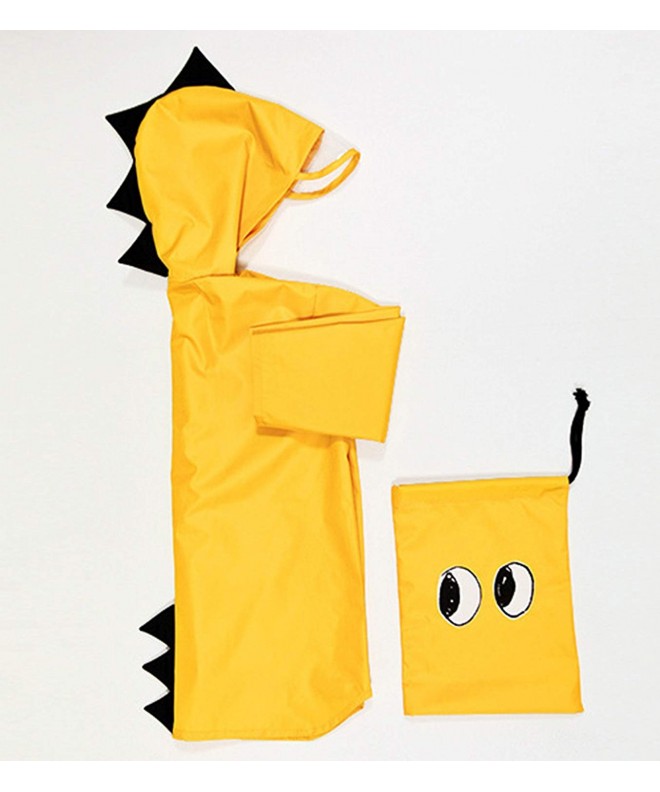 Age 2~6 Kids Outdoor Hooded button down Jacket Rain jacket yellow ...