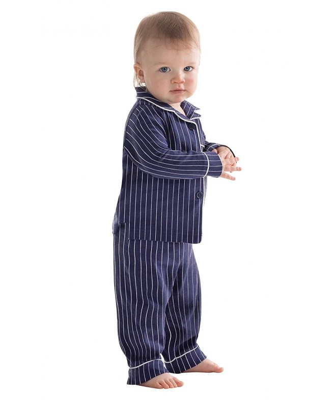 PajamaGram Toddlers Classic Button Front Pajamas
