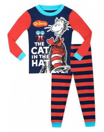 Dr Seuss Cat Boys Pajamas