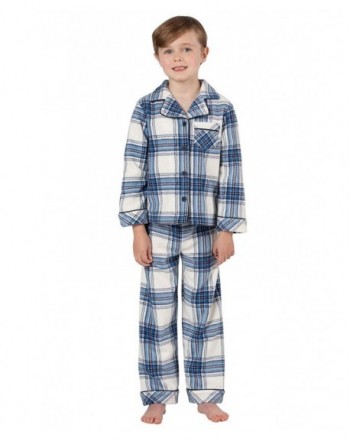 PajamaGram Boys Fleece Button Front Pajama