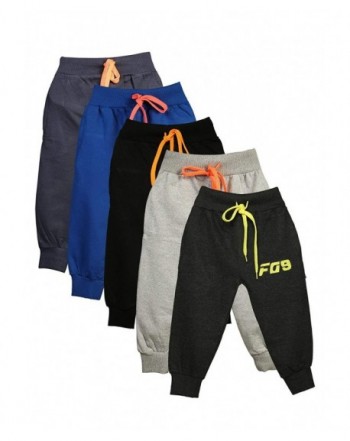 Girls Pants Toddlers Cotton Joggers Pack