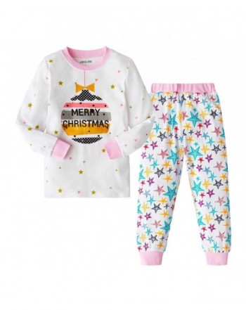 AMGLISE Boys Girls Cotton Pajamas Set Kids PJS Toddler Sleepwear 