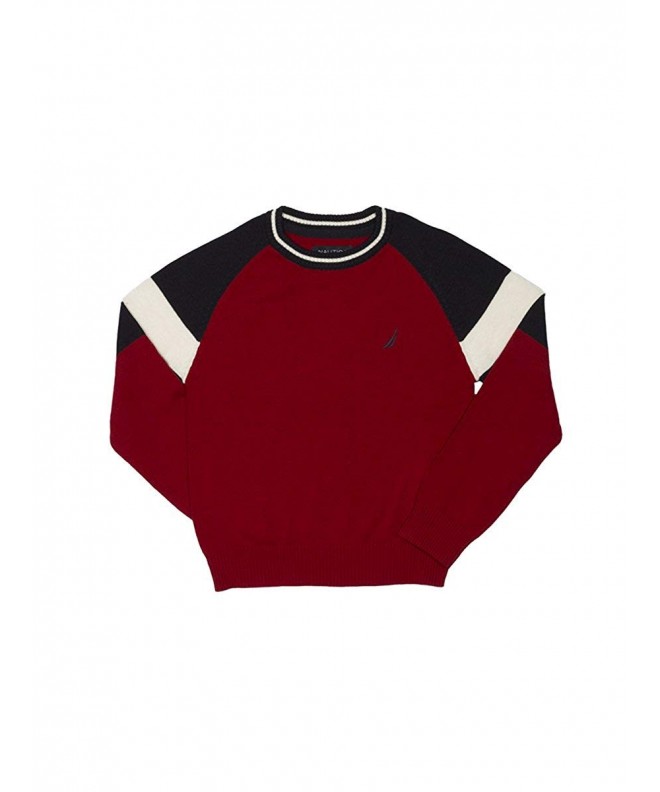 Nautica Raglan Color Crewneck Sweater