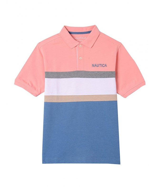 Nautica Short Sleeve Colorblock Shirt