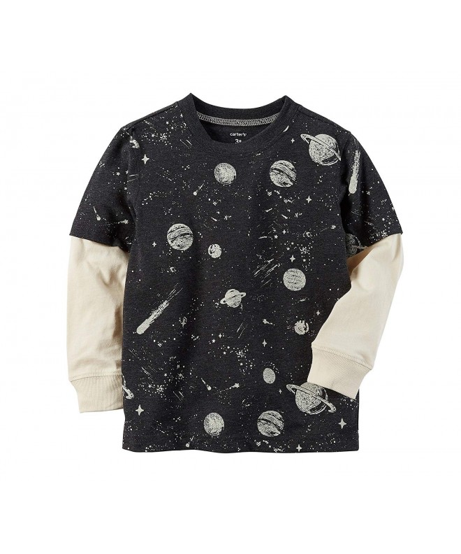 Carters 2T 4T Layered Look Space Graphic