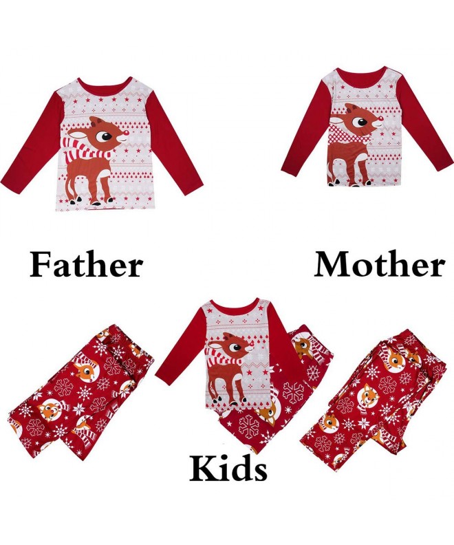 Christmas Pajamas Parent Child Sleepwear Nightwear