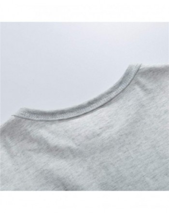 Kids Little Boys Long Sleeve T-Shirts - Grey3 - CG18H8SIUZW