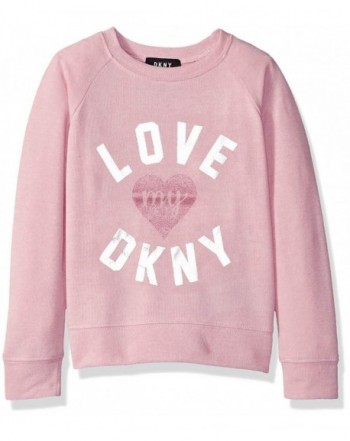 DKNY Girls Long Sleeve Pullover