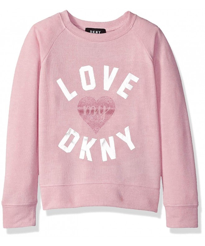 DKNY Girls Long Sleeve Pullover