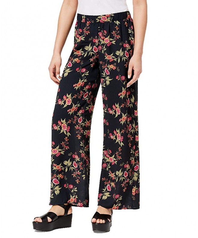 Hippie Rose Juniors Printed Wide Leg