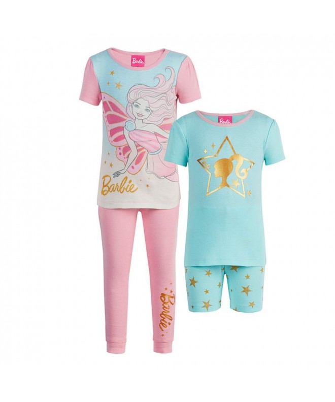 Barbie Toddler Girls 4 Piece Pajama