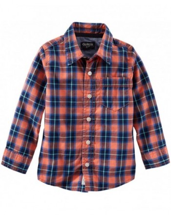 Carters Woven Plaid Shirt 463g125