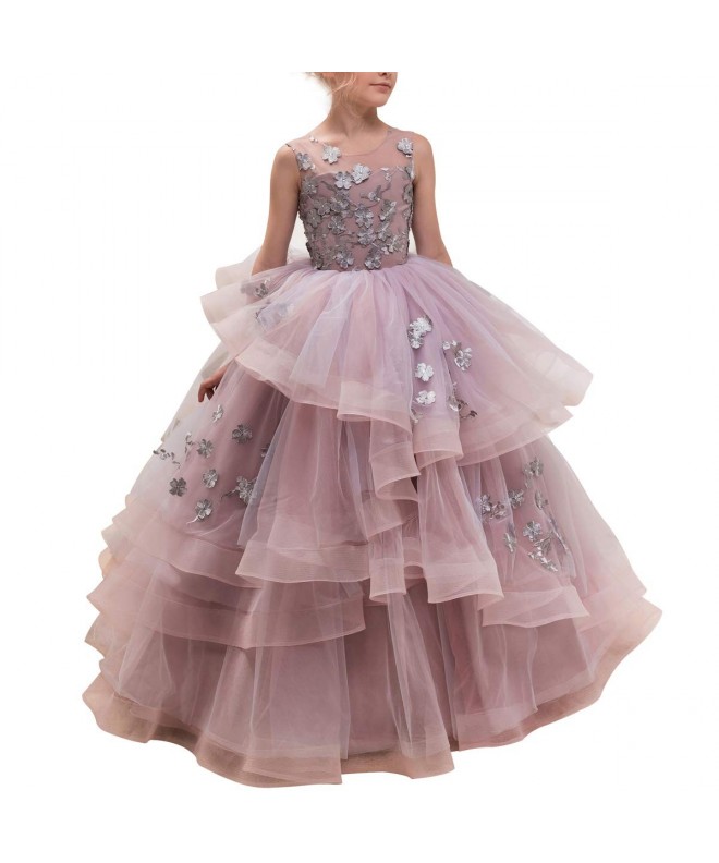 CQDY Length Pageant Embroidery Princess