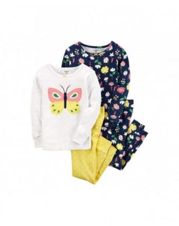 Carters Girls Butterfly Cotton Pajamas